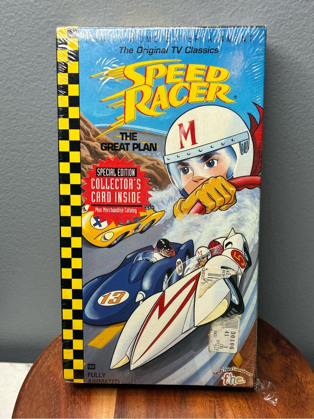 Speed Racer The Great Plan VHS Sealed Collector’s Card Included